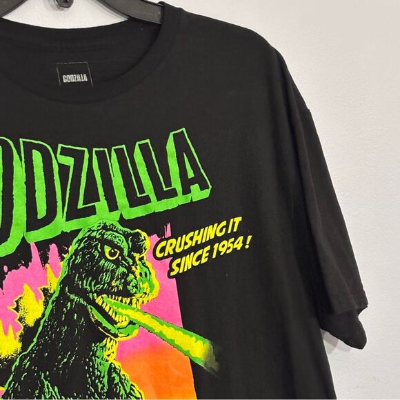 Godzilla | King of the Monsters Men’s Black Graphic T Shirt Size XL - Picture 3 of 12